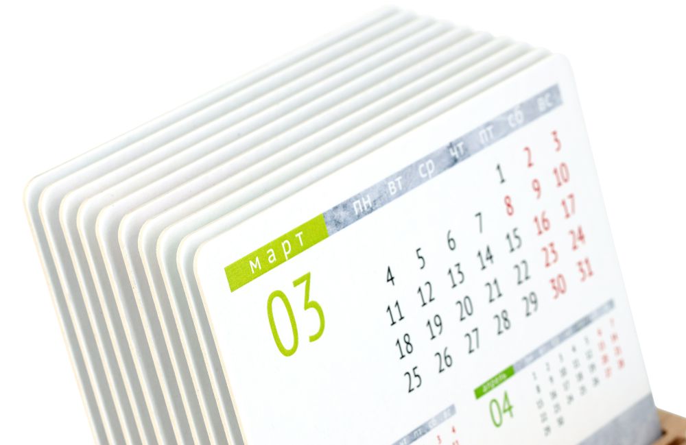 Настольный календарь печать